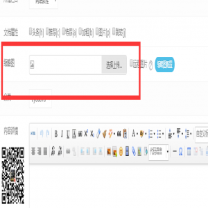 大家有没有发现，有时候我们在eyoucms后台想更换一张图片   比如缩略图 但是每次都哦没办法直接点击图片地址编辑，非要点击远程图片或者点击上传另外一张图片 才可以更换，有时候 我们想要直接编辑图片或者删了这个地址，就可以达到更