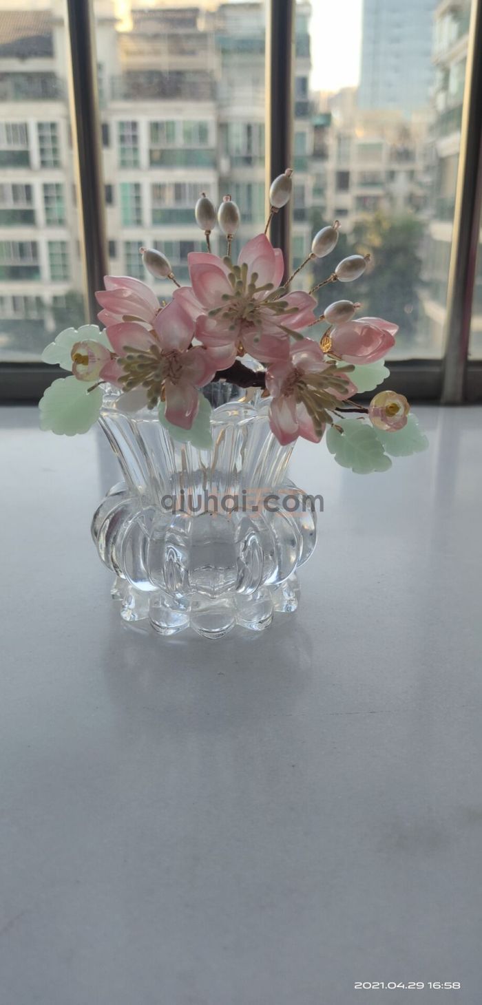 汉服古风发簪头饰品民族风格仙女古装发饰琉璃簪花流行头测发带(图11)